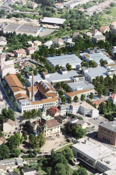 Earch.cz napsal: Atelier MS plan přemění průmyslový brownfield v Ústí nad Orlicí