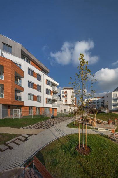 Hloubětín Residential Park is a part of the Building of the Quarter-Century project