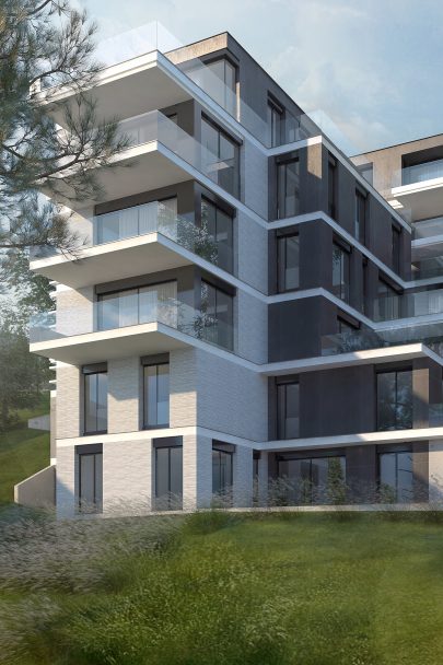 New apartment building K Závěrce designed by our studio will be constructed in Smíchov, Prague