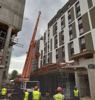 Výstavba rezidenční čtvrti Na pražském Vackově podle našeho návrhu a projektu pokračuje podle plánu