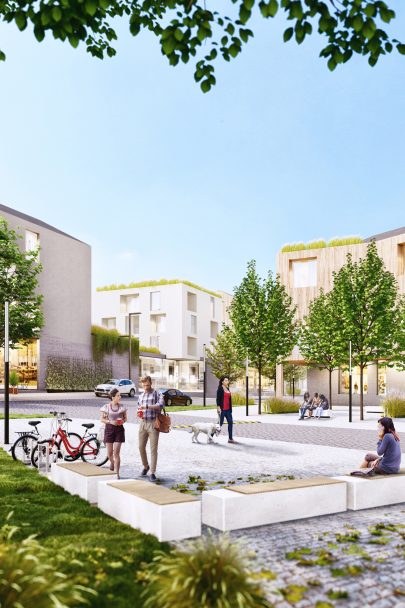 Our design of revitalization of a part of Žďár nad Sázavou near the city centre won the architectural and urban competition