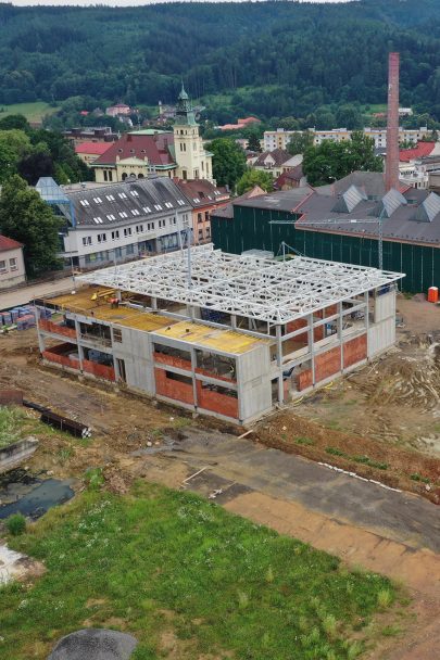 Město Ústí nad Orlicí začalo s výstavbu Domu dětí a mládeže podle našeho návrhu a projektu