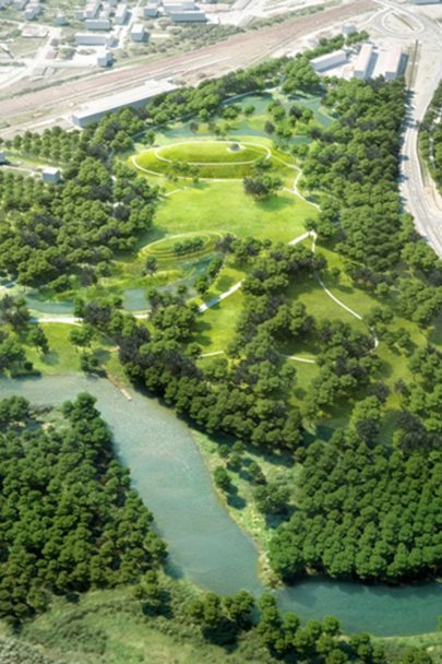 Design for a new forest park aims to regenerate border town