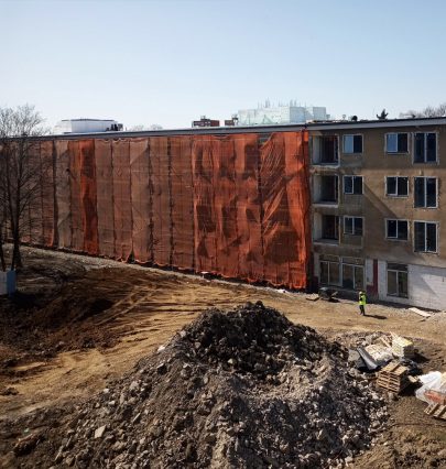 Ze dvou budov středoškolského internátu v Ostravě vzniká zdravé bydlení podle našeho návrhu