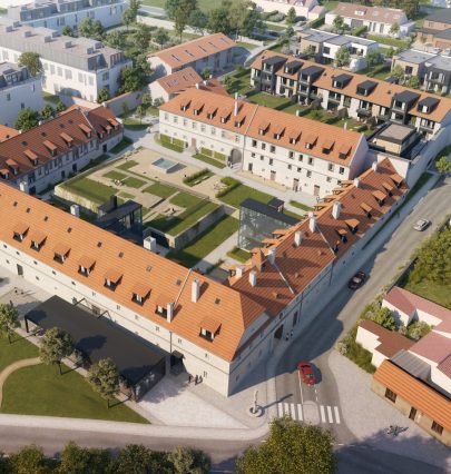 Earch.cz reports that Jinonice Court will offer modern living with a touch of history