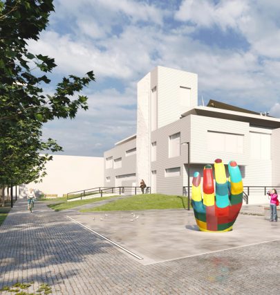 Public space next to new Childrens Centre will come to life at the Sculpture Line Festival