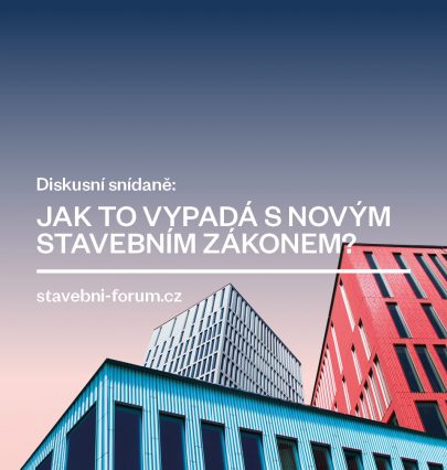 MS architekti jsou hlavním partnerem diskusní snídaně Stavebního fóra