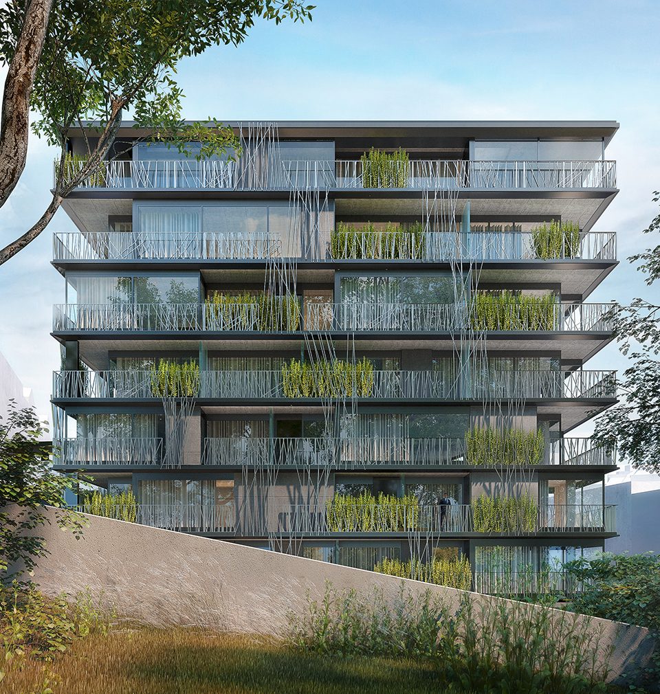 We have designed the New Landhauska Apartment Building