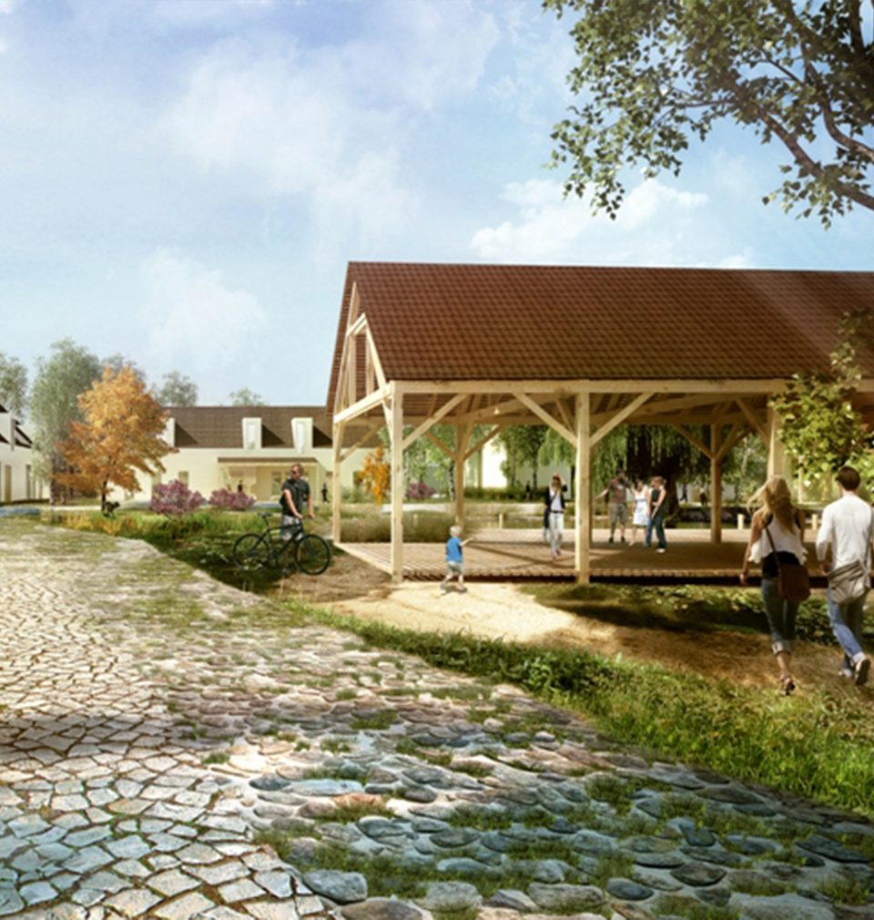 Z bývalého velkostatku vytváříme nové centrum obce Holasovice