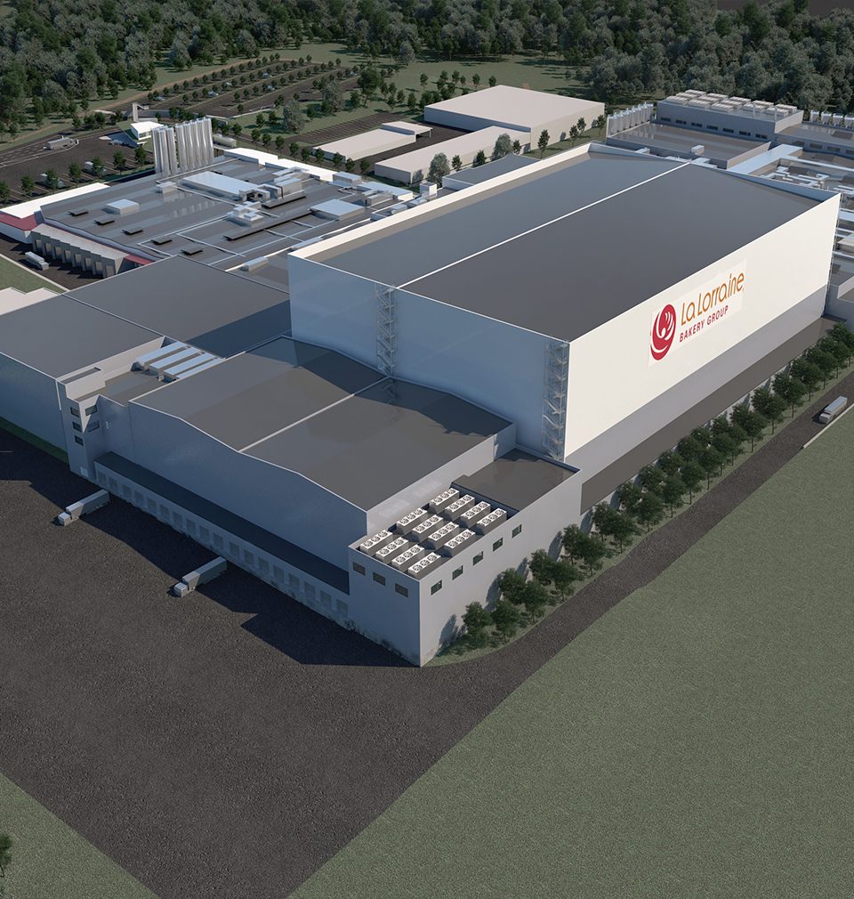 We have designed the extension of La Lorraine plant