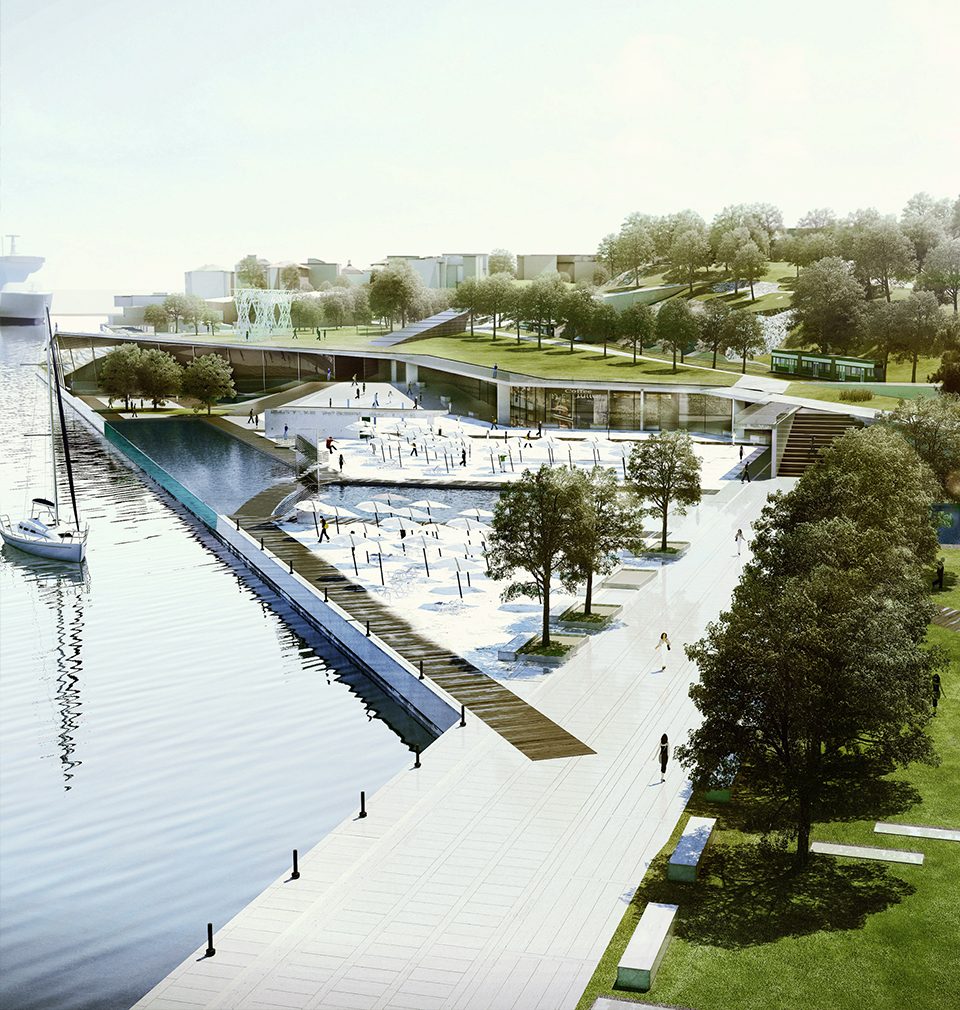 We have designed the masterplan of the South Port in Helsinki