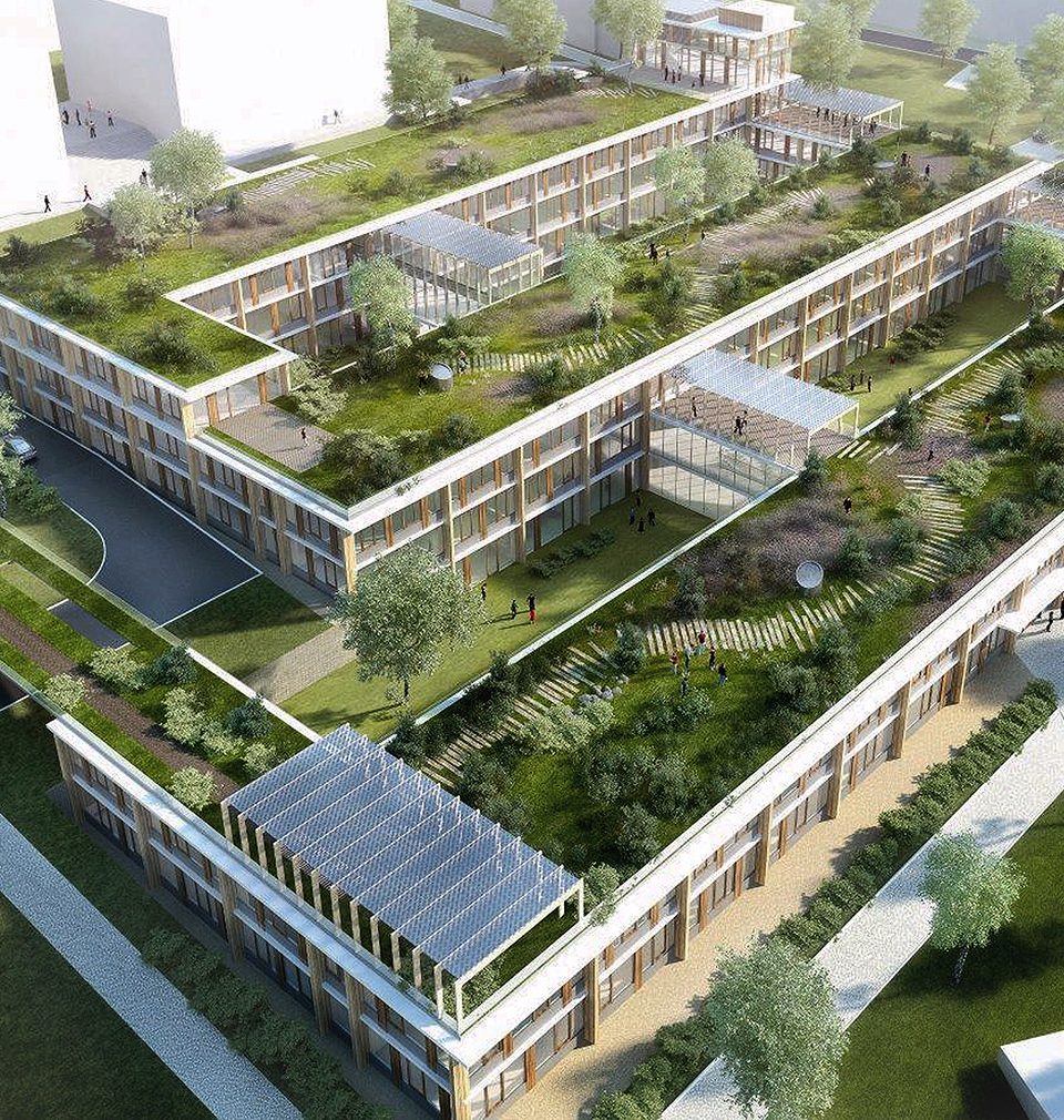 Earch.cz posted the following: Construction of the new centre of scientific and technical fields of the University in Ústí nad Labem is in progress on the hillside above the city