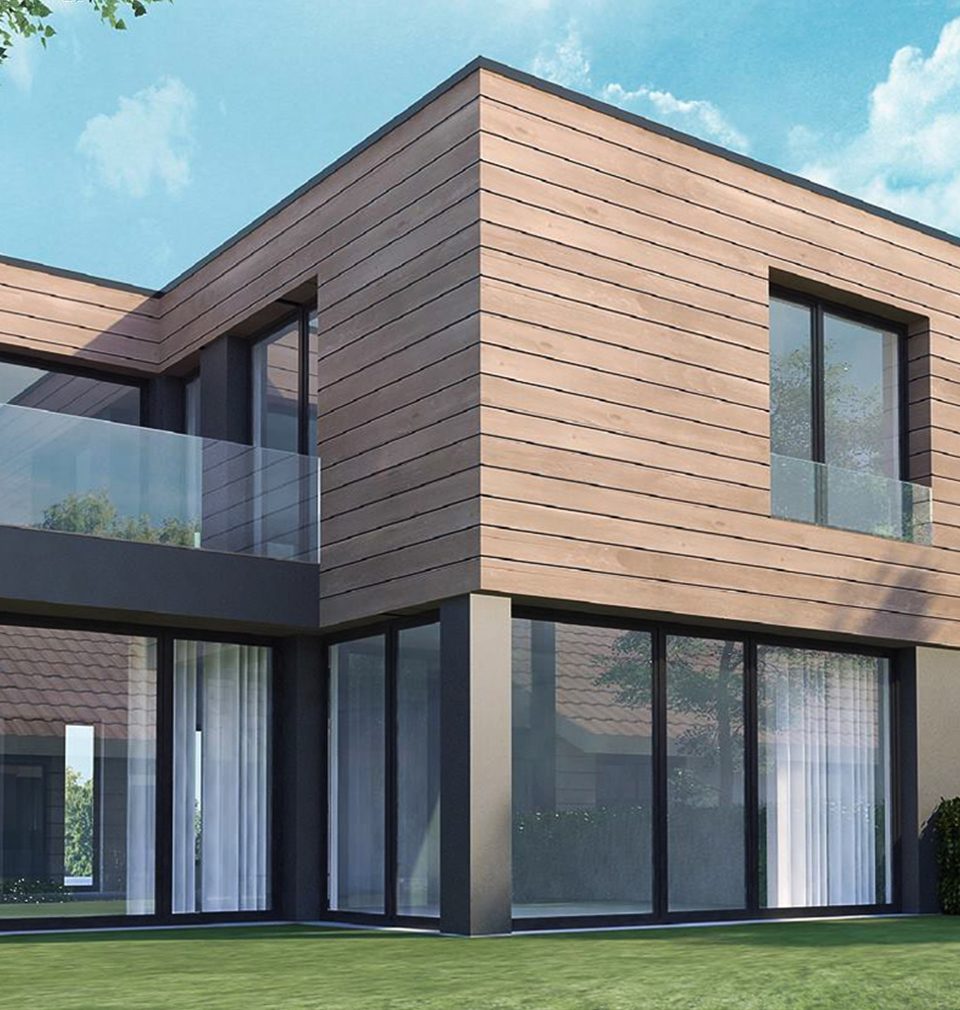 Modern architecture and minimalistic design of five new villas will be a part of the Jinonice Yard area.