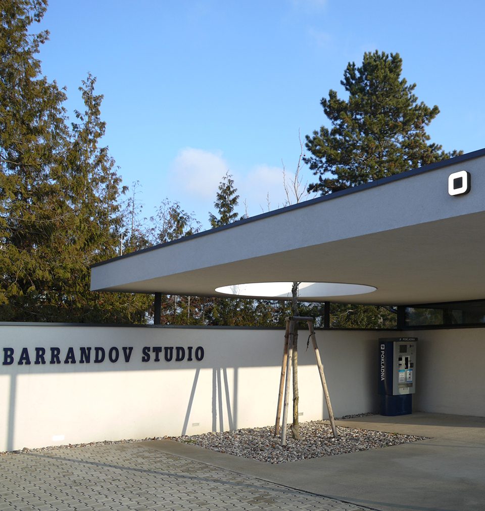 We have designed and built the main gate, production area and costume premises for the Barrandov film studios in Prague.