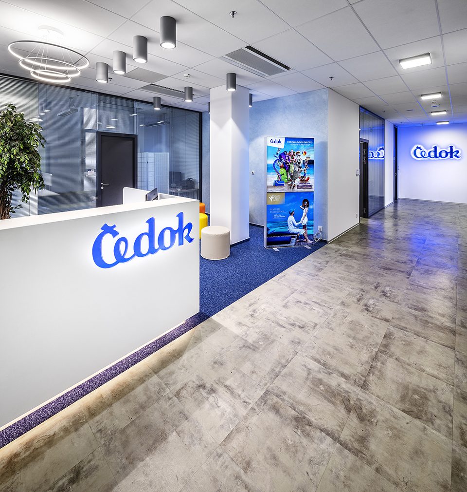 We have designed the implemented fit-out of Čedok offices.