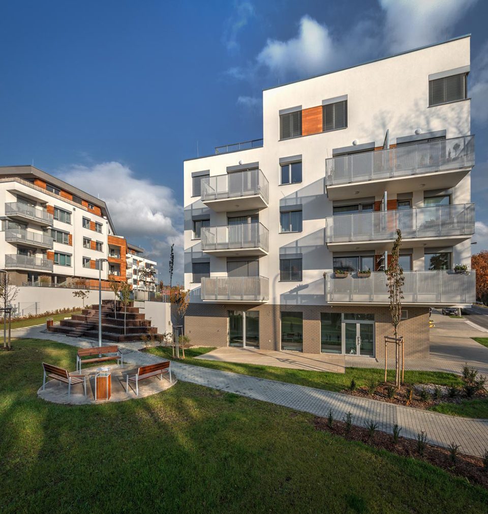 Hloubětín Residential Park is a part of the Building of the Quarter-Century project