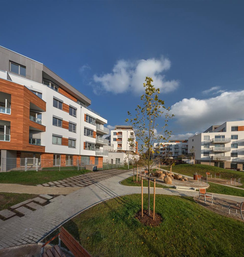 Hloubětín Residential Park is a part of the Building of the Quarter-Century project