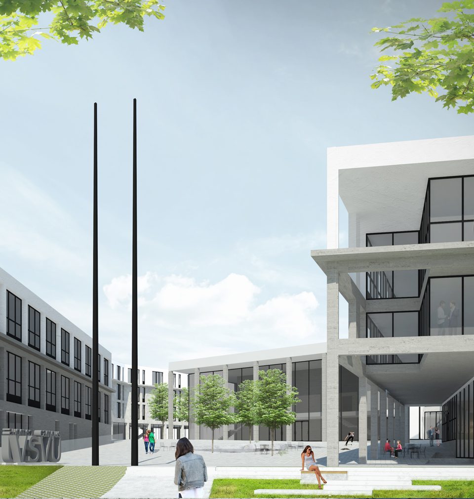 Stavbaweb.cz has posted the following about our design of campus for Academy of Fine Arts and Design (AFAD) in Bratislava