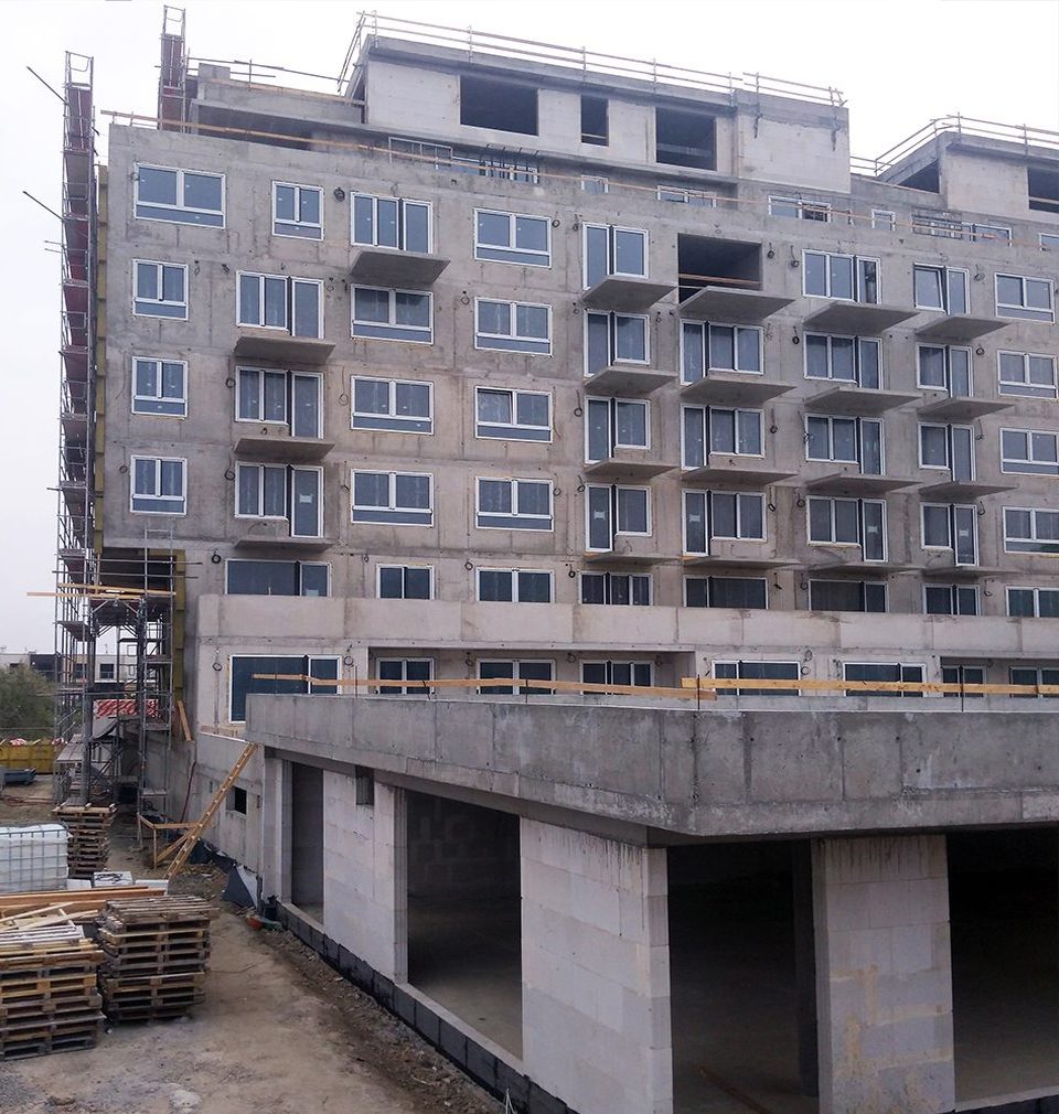 The construction of Zelená Libuš Apartment Building designed by our studio continues