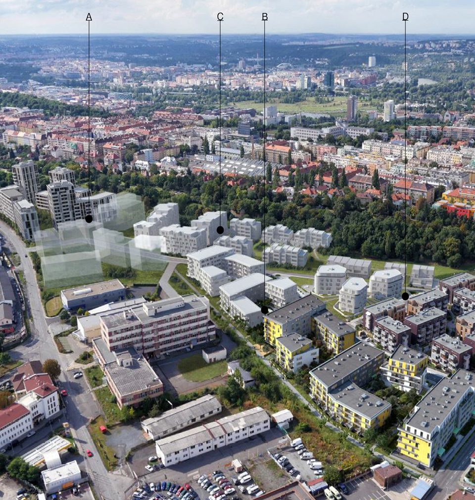 A new, fully independent district based on our master-plan is being built in Prague