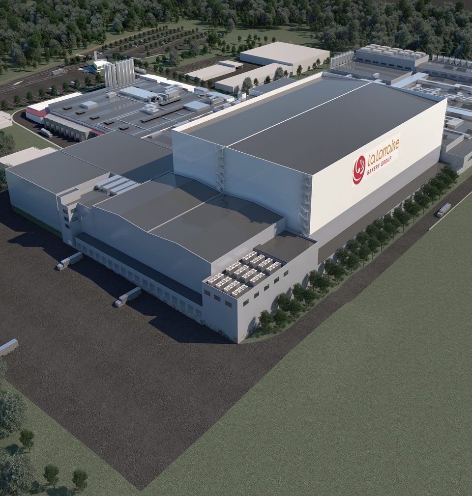 Construction of La Loraine’s production and distribution area in Kladno is in full swing