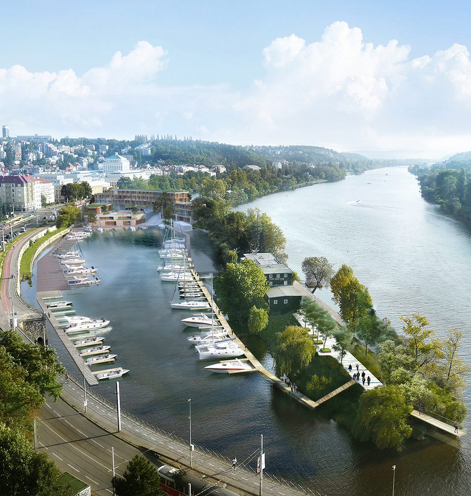 The following was published on Earch.cz: MS architekti work on the design of transformation of the attractive port in Podolí, Prague