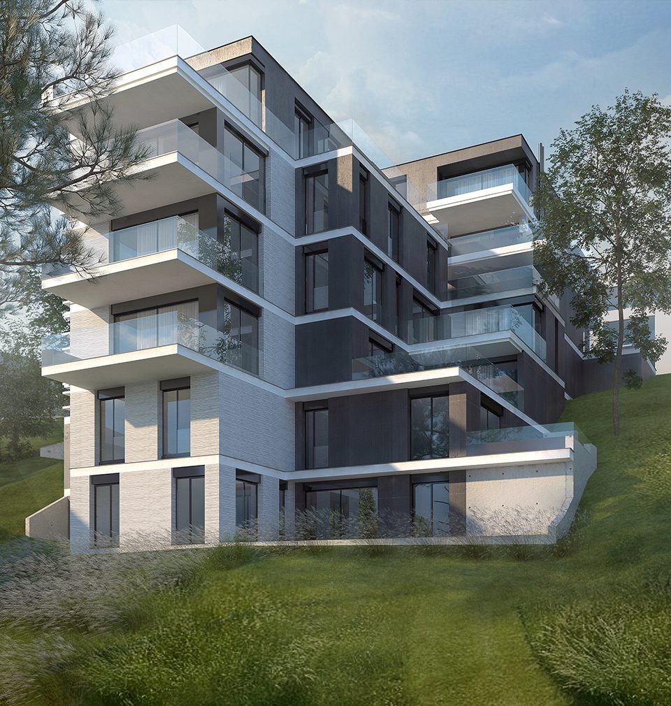 New apartment building K Závěrce designed by our studio will be constructed in Smíchov, Prague