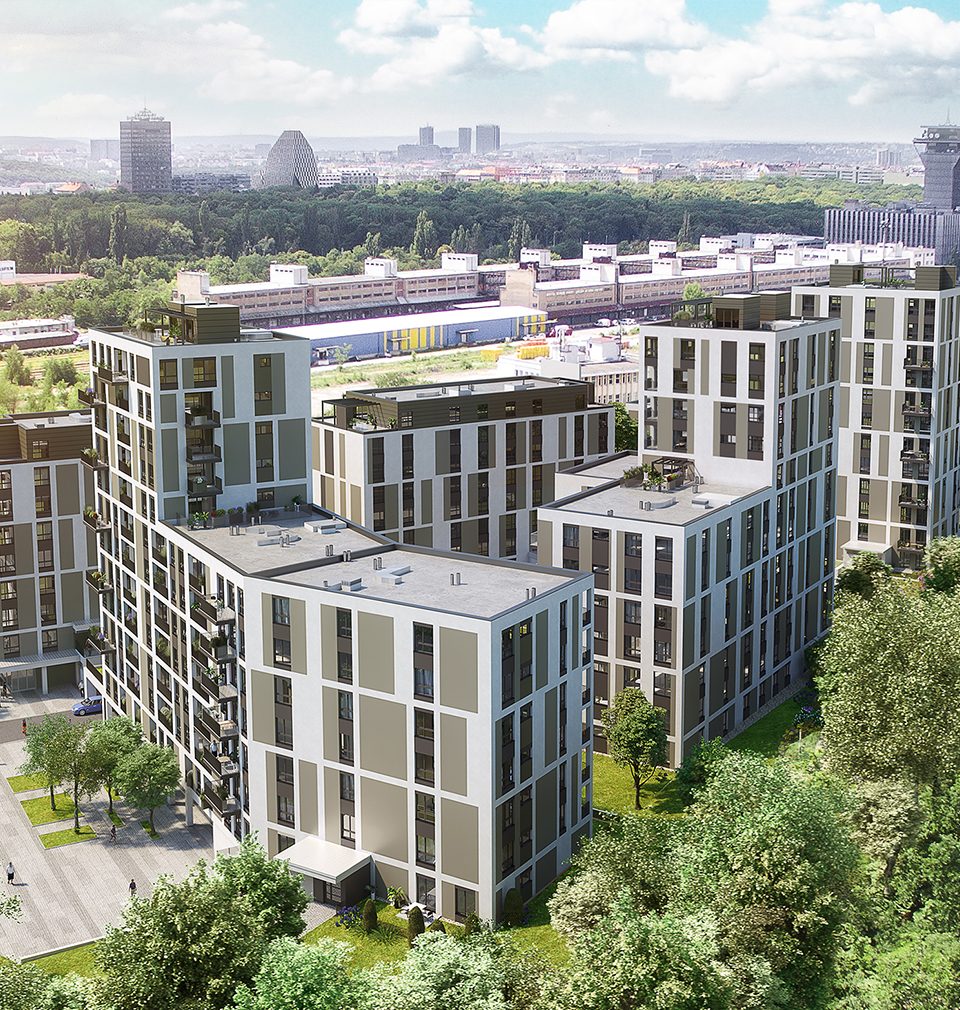 In several stages, the internal periphery of the Prague city is being transformed into a new and comprehensive district providing comfortable, high-standard housing