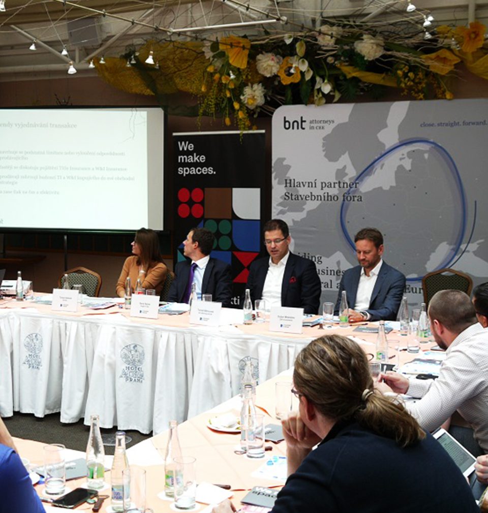 MS architekti is the main partner of the successful discussion meeting held by Stavební fórum in September