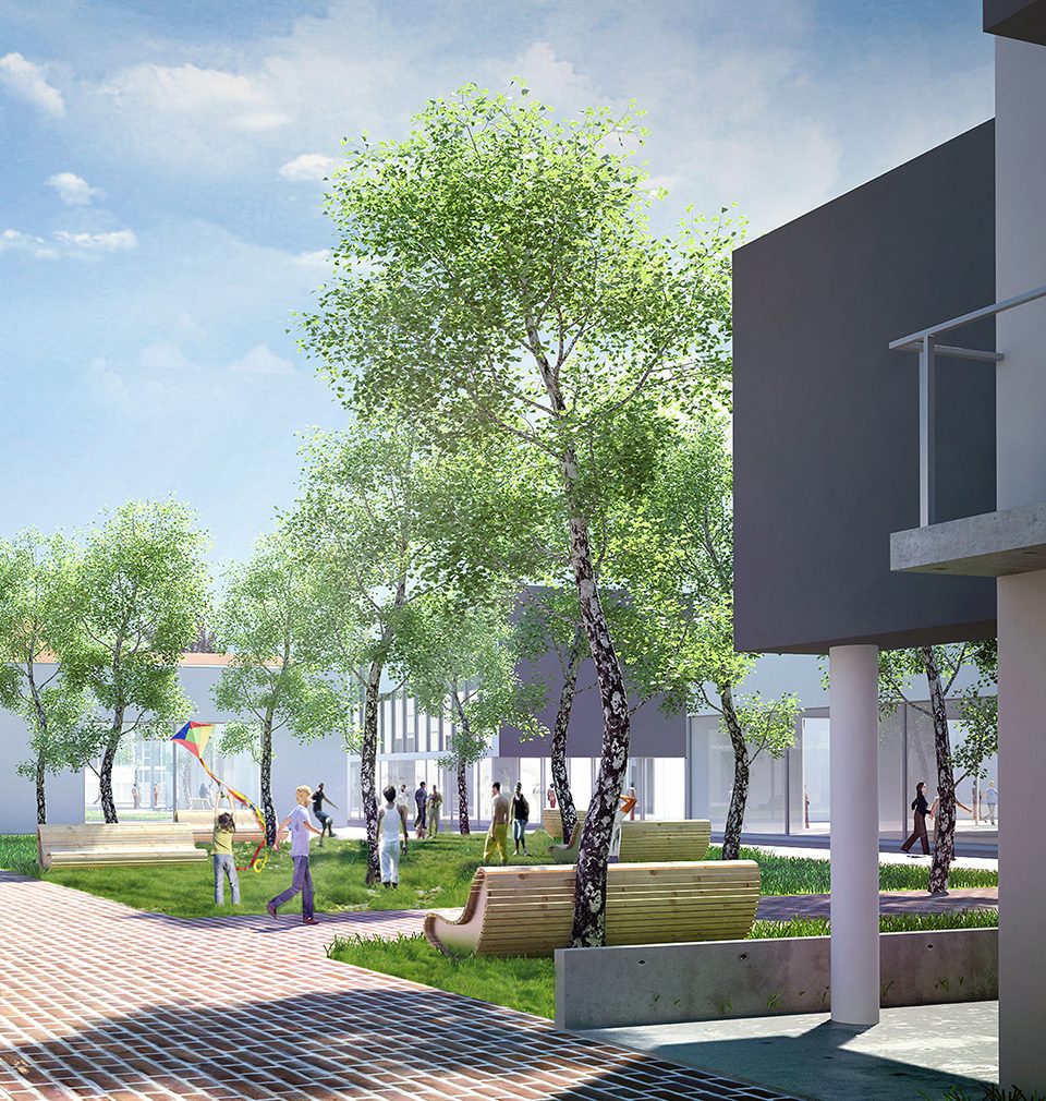 The design and the zoning plan of revitalization of Perla 01, the brownfield in Ústí nad Orlicí competes for the title of the 2019 Urban Project
