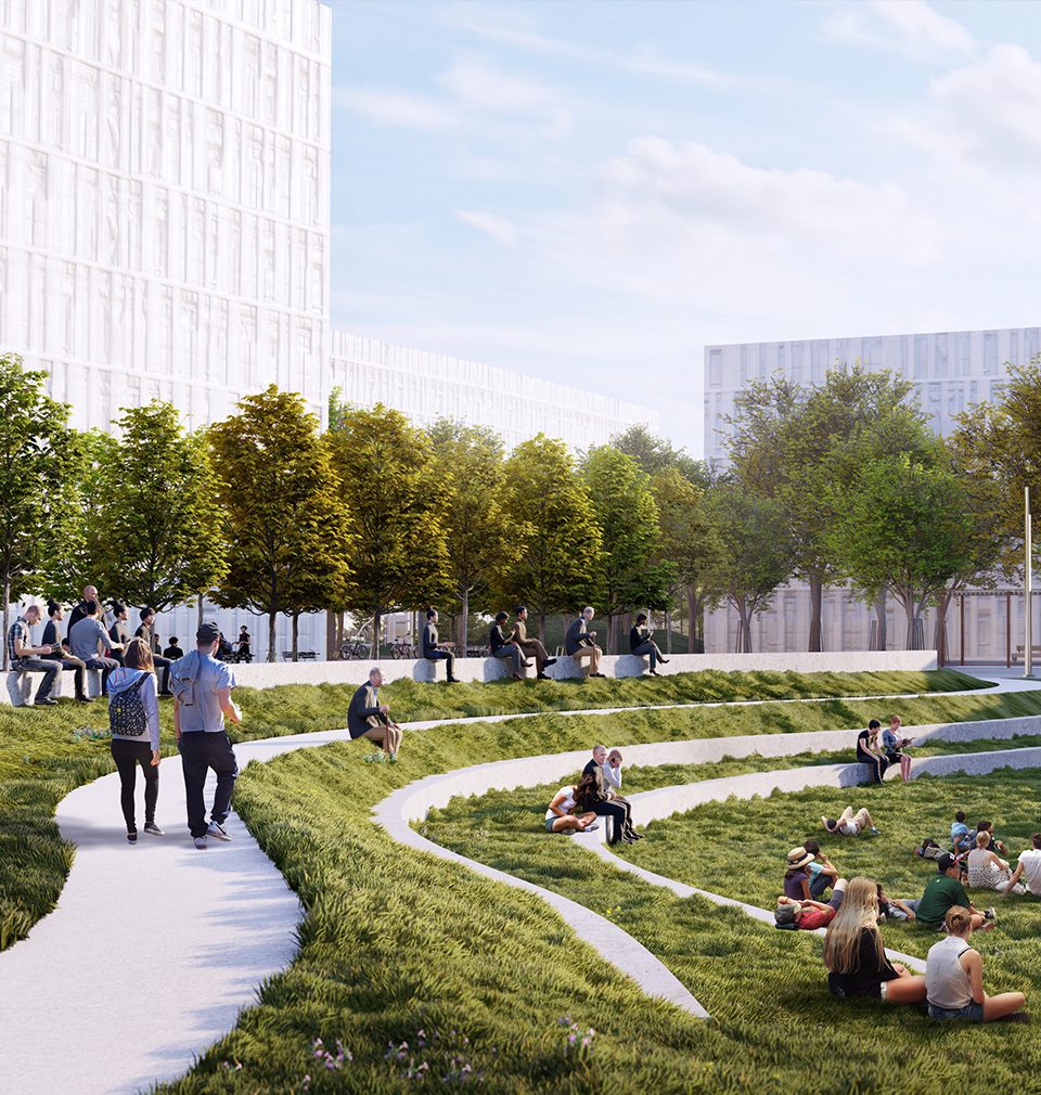 Zveme vás na vernisáž projektu Smíchov City, kde se můžete seznámit i s veřejným prostorem dvou městských parků a centrálního bulváru nové čtvrti podle našeho návrhu a projektu