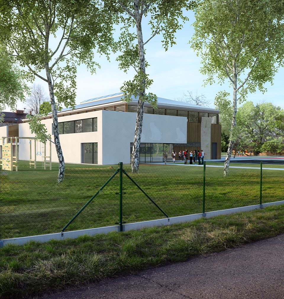 Rozšířili jsme areál základní a mateřské školy obce Žabeň vybudováním sportovního zázemí