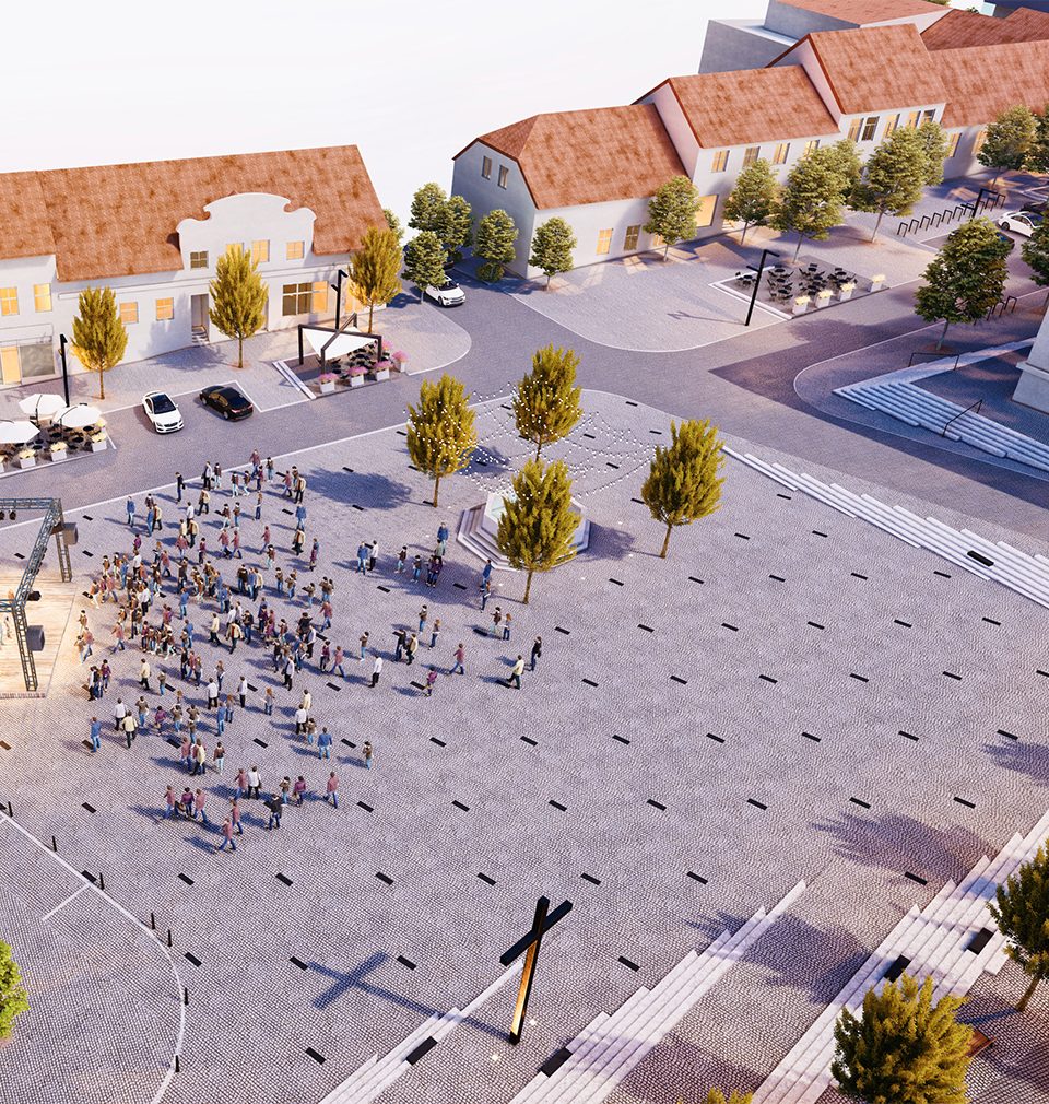 Zveme Vás do Tišnova na vernisáž návrhů architektonické soutěže Revitalizace místního náměstí Míru.