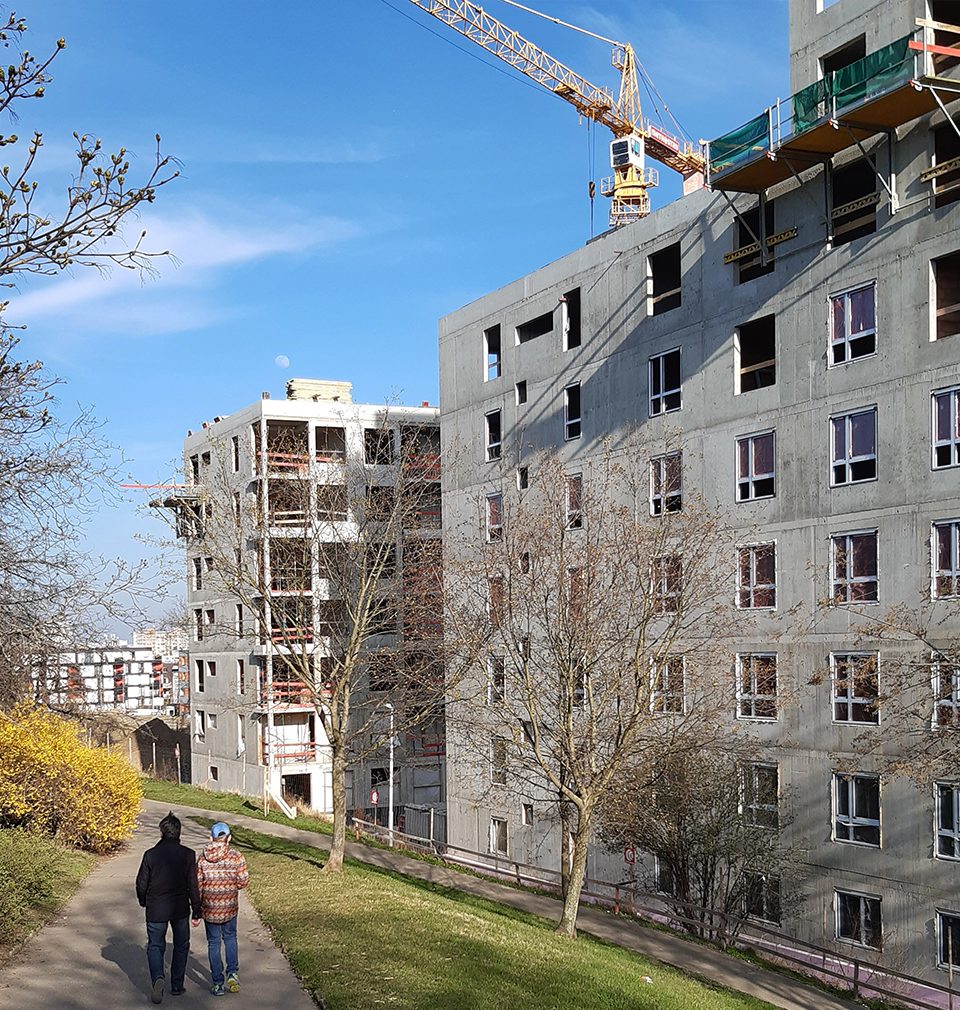 The construction of the new Prague’s quarter, Na Vackově, proceeds as planned