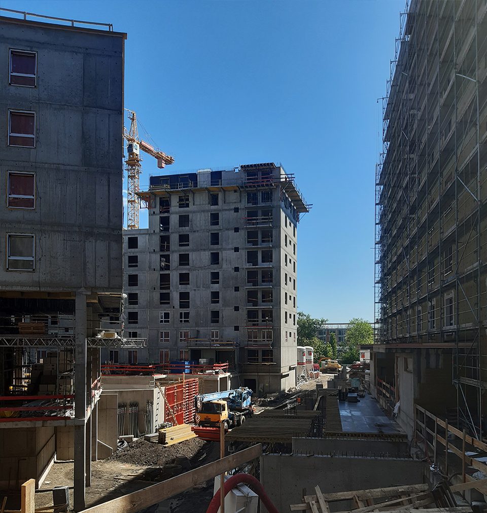 Výstavba Na pražském Vackově pokračuje podle plánu, dokonce se už rýsují některé fasády