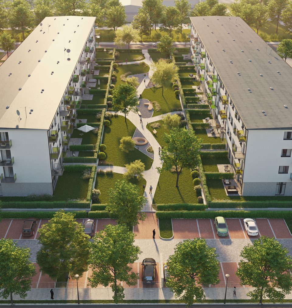 An application was filed for the building permit for Hrabůvka residential park