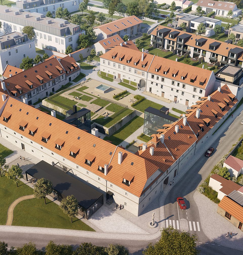 The construction of Jinonický dvůr proceeds as planned