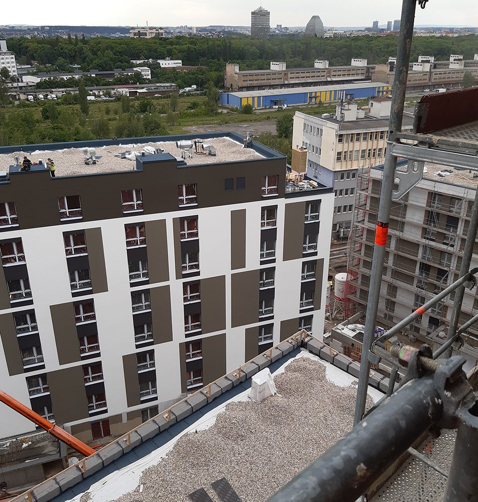 Výstavba rezidenční čtvrti Na pražském Vackově podle našeho návrhu a projektu pokračuje podle plánu