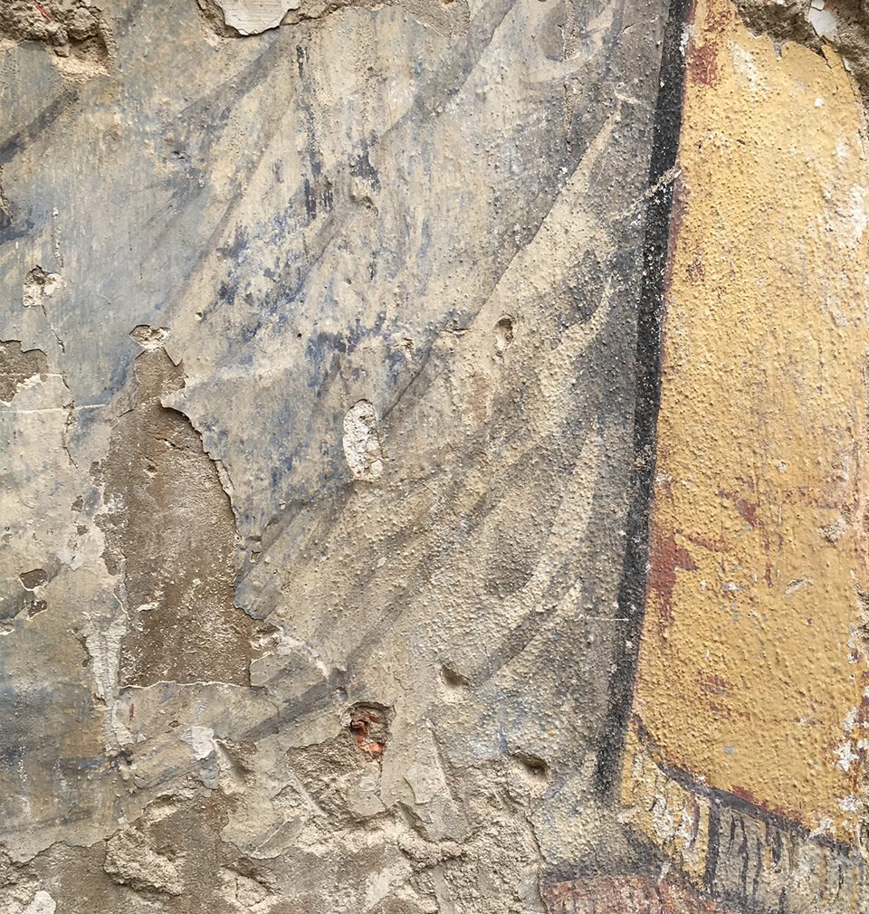 Valuable Middle Age wall paintings were discovered in course of the complete reconstruction and adaptation designed by our studio of nine historical buildings on the Staroměstské (Old Town) square in Prague