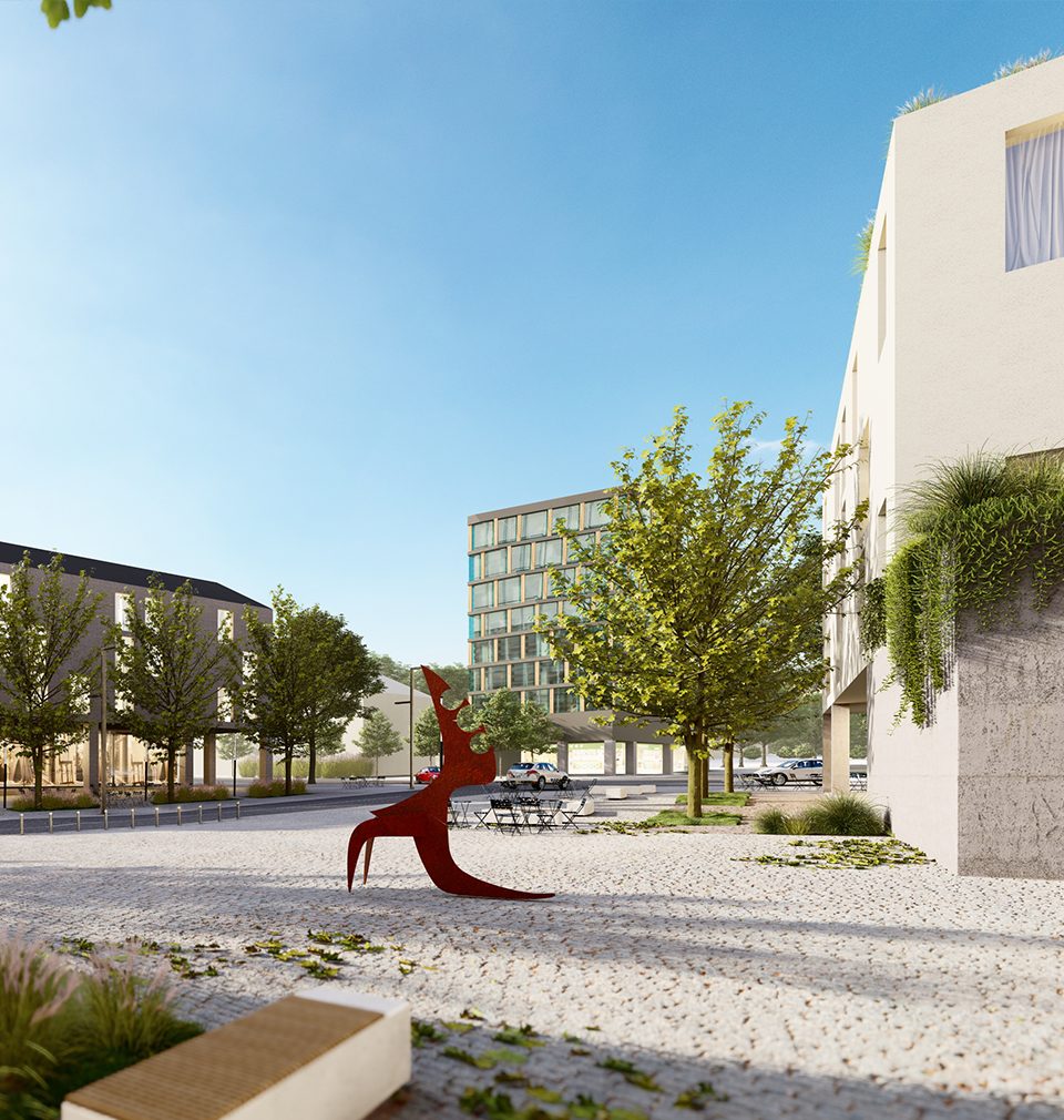 Our design of revitalization of a part of Žďár nad Sázavou near the city centre won the architectural and urban competition