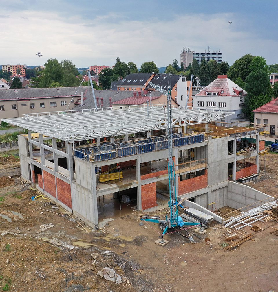 Město Ústí nad Orlicí začalo s výstavbu Domu dětí a mládeže podle našeho návrhu a projektu