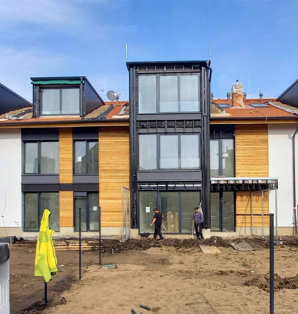 Apartments in historic chateau development near completion