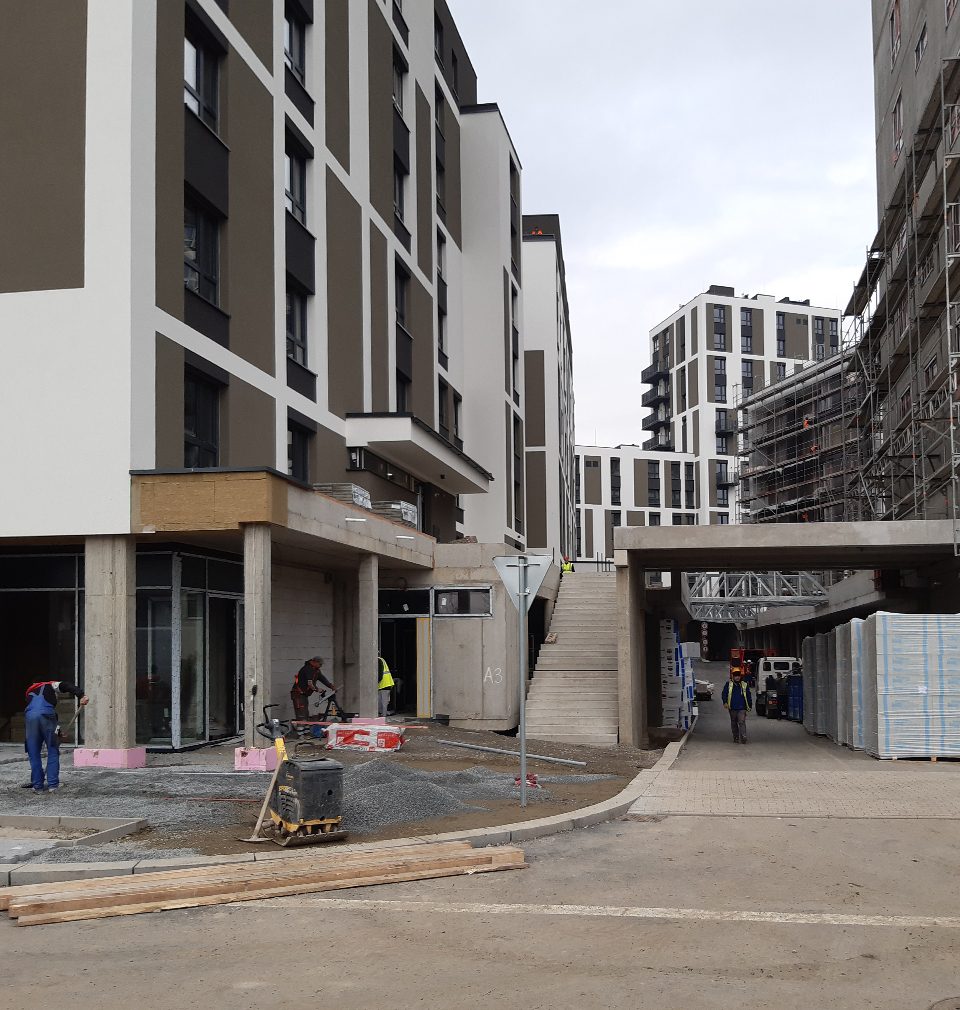 Construction of major residential development nears completion