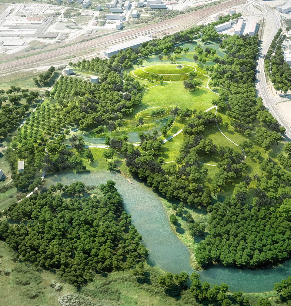 Design for a new forest park aims to regenerate border town