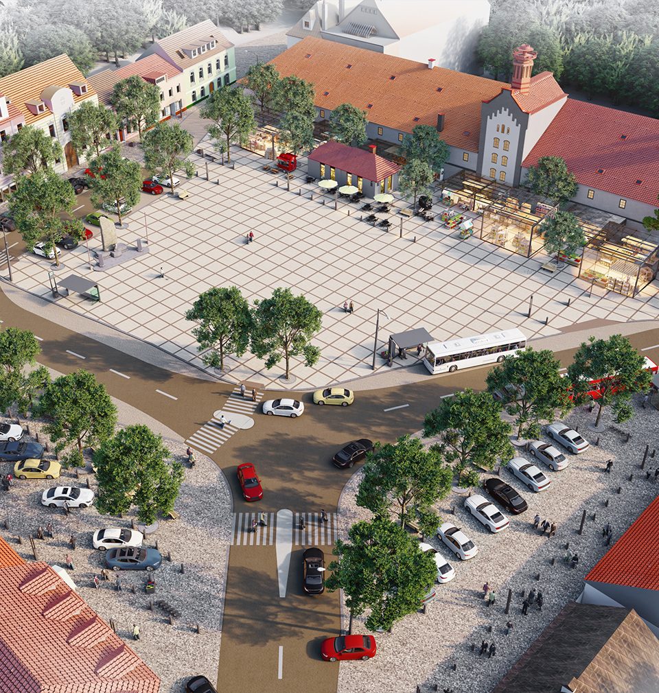 Proposed regeneration of Zbraslav Square