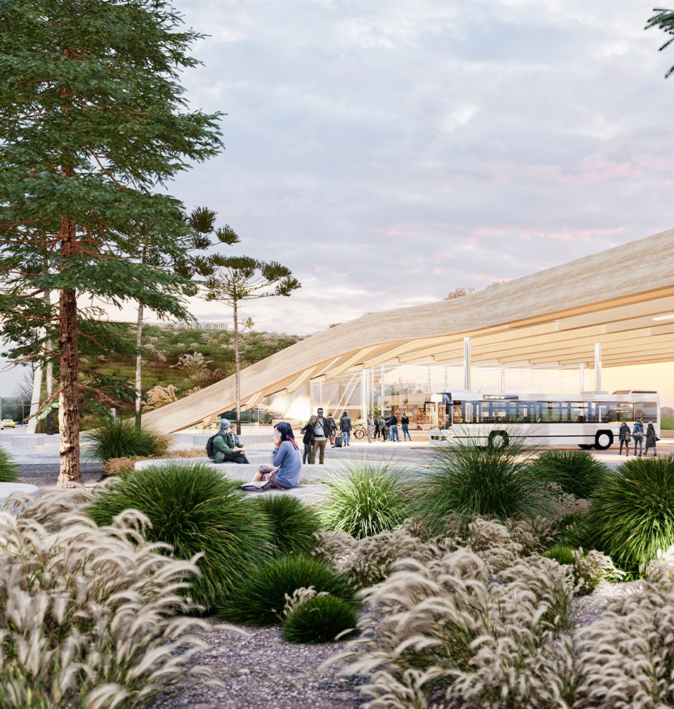 We propose plans for a high speed rail terminal in Prague
