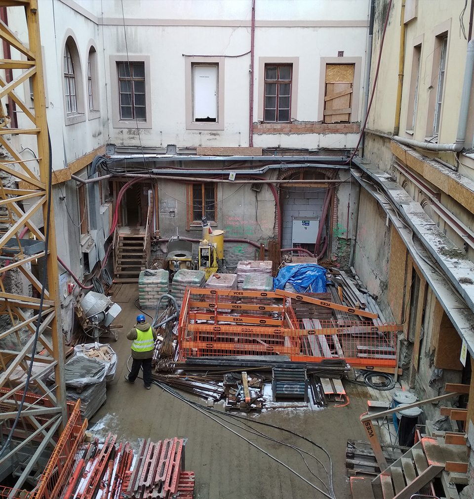 Our design for exclusive Prague Hotel in Old Town Square takes shape