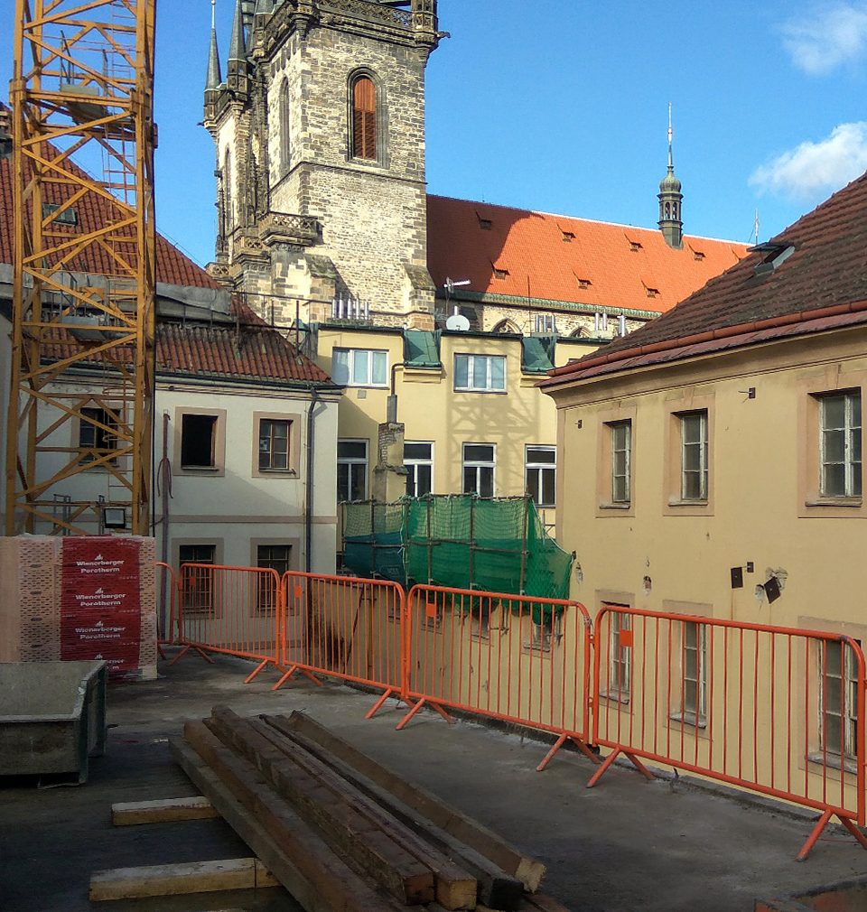 Construction of the most anticipated Prague hotel is underway in Old Town Square