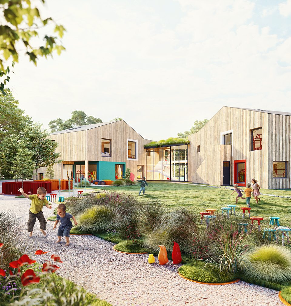 Stavbaweb.cz writes: MS Architects prepares building permit for carbon-neutral kindergarten