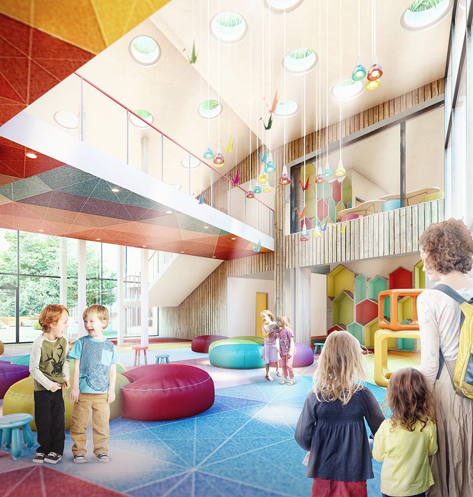 Stavbaweb.cz writes: MS Architects prepares building permit for carbon-neutral kindergarten